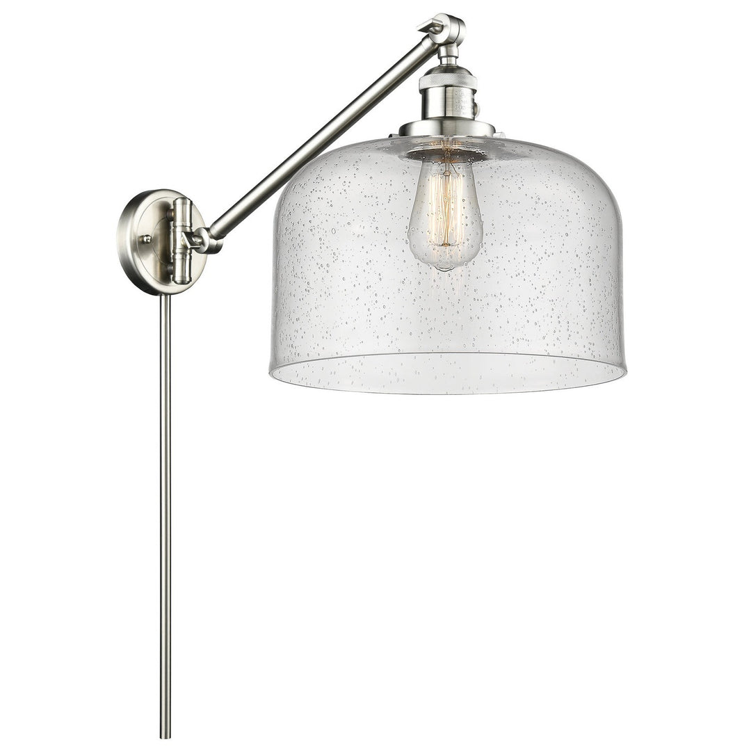Innovations Lighting 237-SN-G74-L  Franklin Restoration Lamp Brushed Satin Nickel