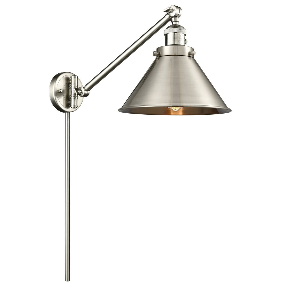 Innovations Lighting 237-SN-M10-SN  Franklin Restoration Lamp Brushed Satin Nickel