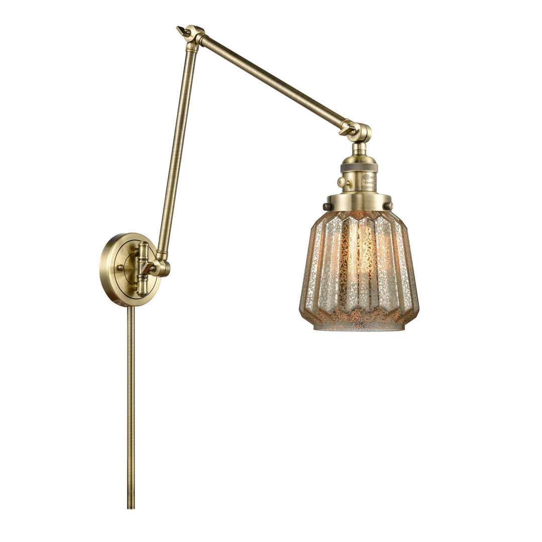 Innovations Lighting 238-AB-G146-LED  Franklin Restoration Lamp Antique Brass