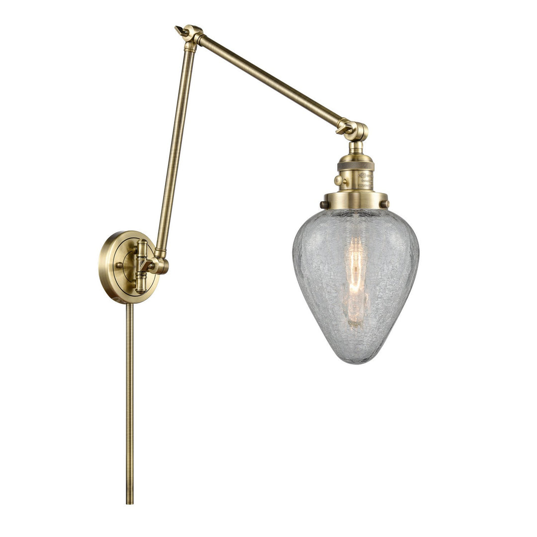 Innovations Lighting 238-AB-G165  Franklin Restoration Lamp Antique Brass