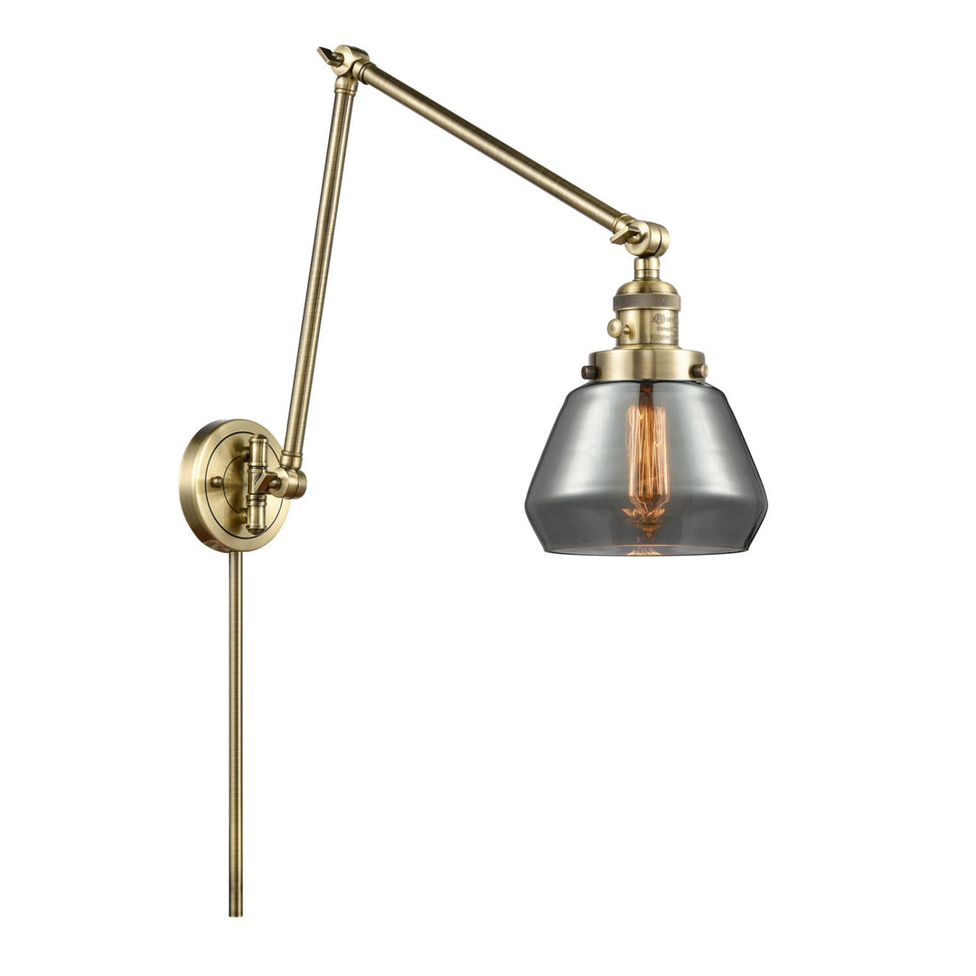 Innovations Lighting 238-AB-G173-LED Modern Franklin Restoration Lamp Antique Brass