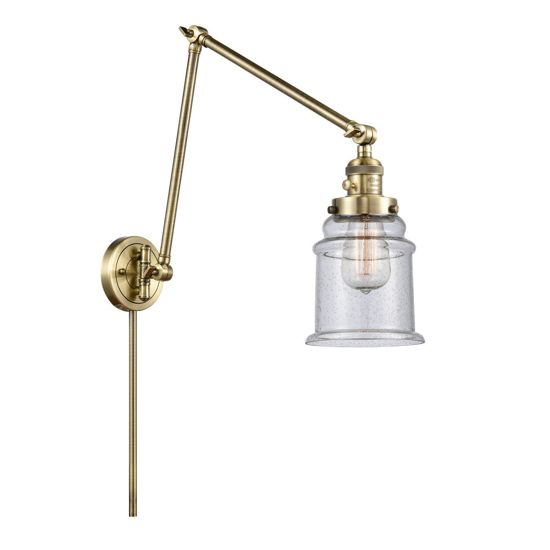 Innovations Lighting 238-AB-G184  Franklin Restoration Lamp Antique Brass