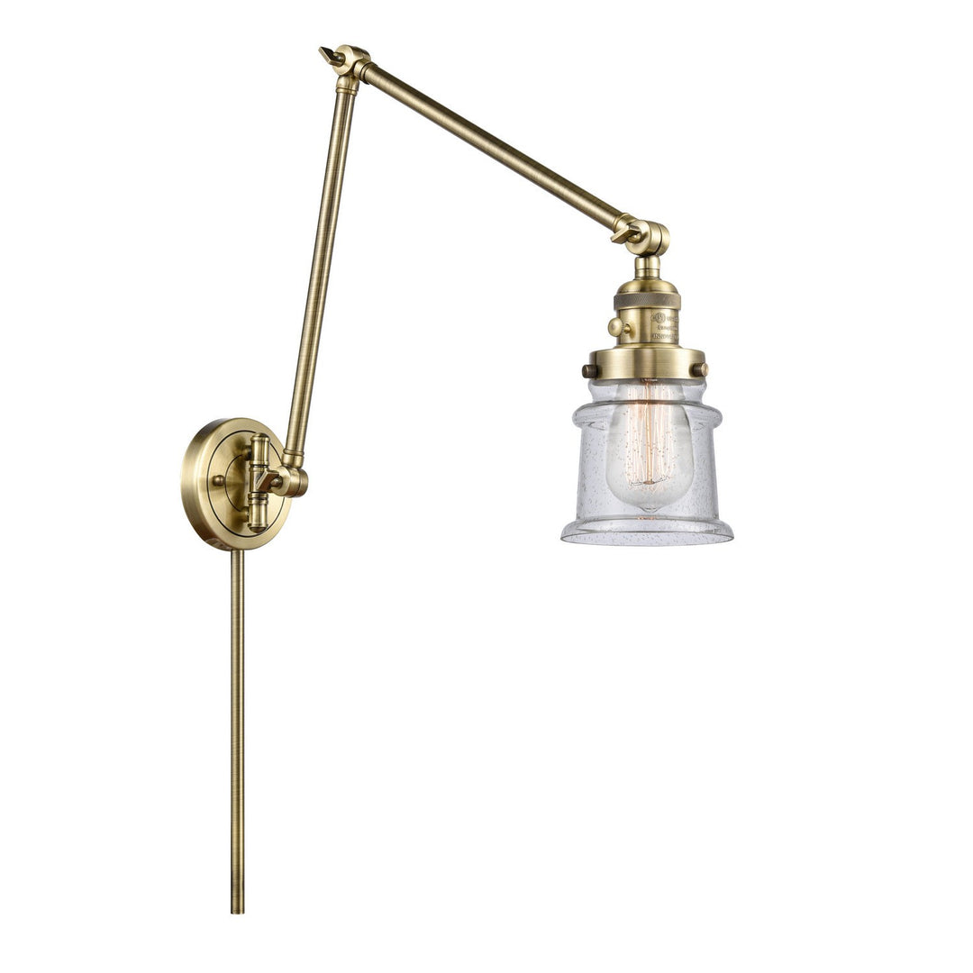 Innovations Lighting 238-AB-G184S-LED  Franklin Restoration Lamp Antique Brass