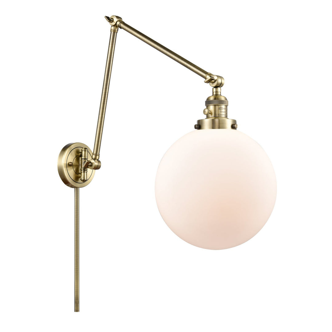 Innovations Lighting 238-AB-G201-10  Franklin Restoration Lamp Antique Brass
