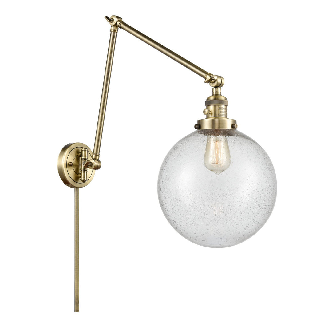 Innovations Lighting 238-AB-G204-10  Franklin Restoration Lamp Antique Brass