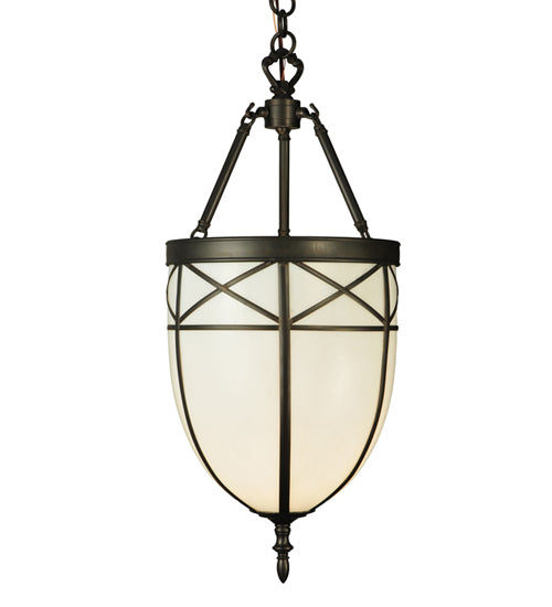 Meyda Tiffany Borough Hall 124556 Pendant Light - Craftsman Brown