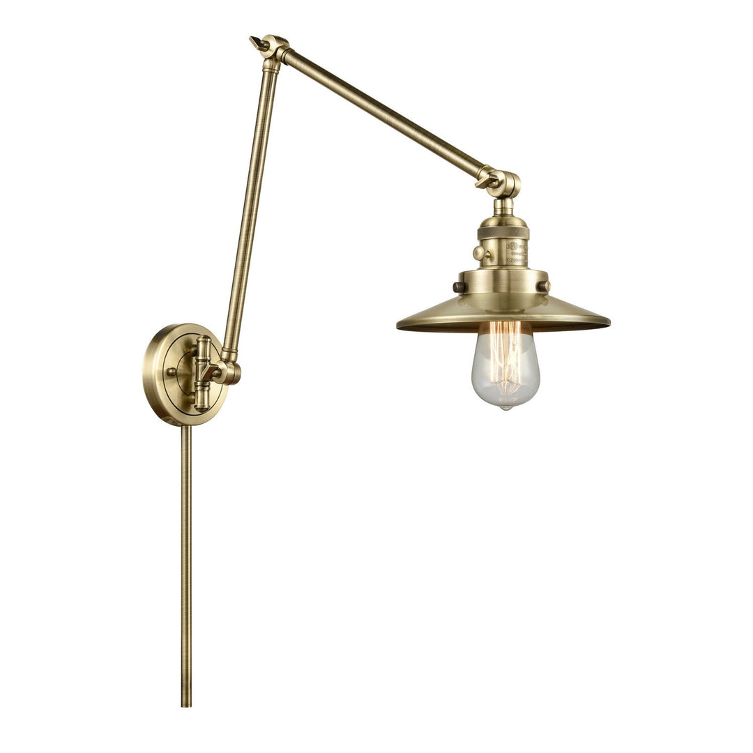 Innovations Lighting 238-AB-M4  Franklin Restoration Lamp Antique Brass