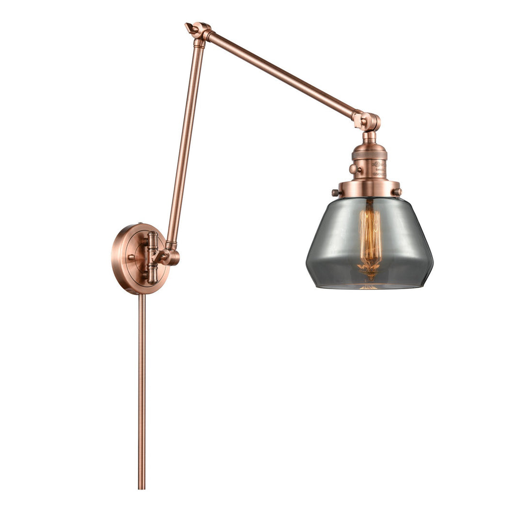 Innovations Lighting 238-AC-G173  Franklin Restoration Lamp Antique Copper