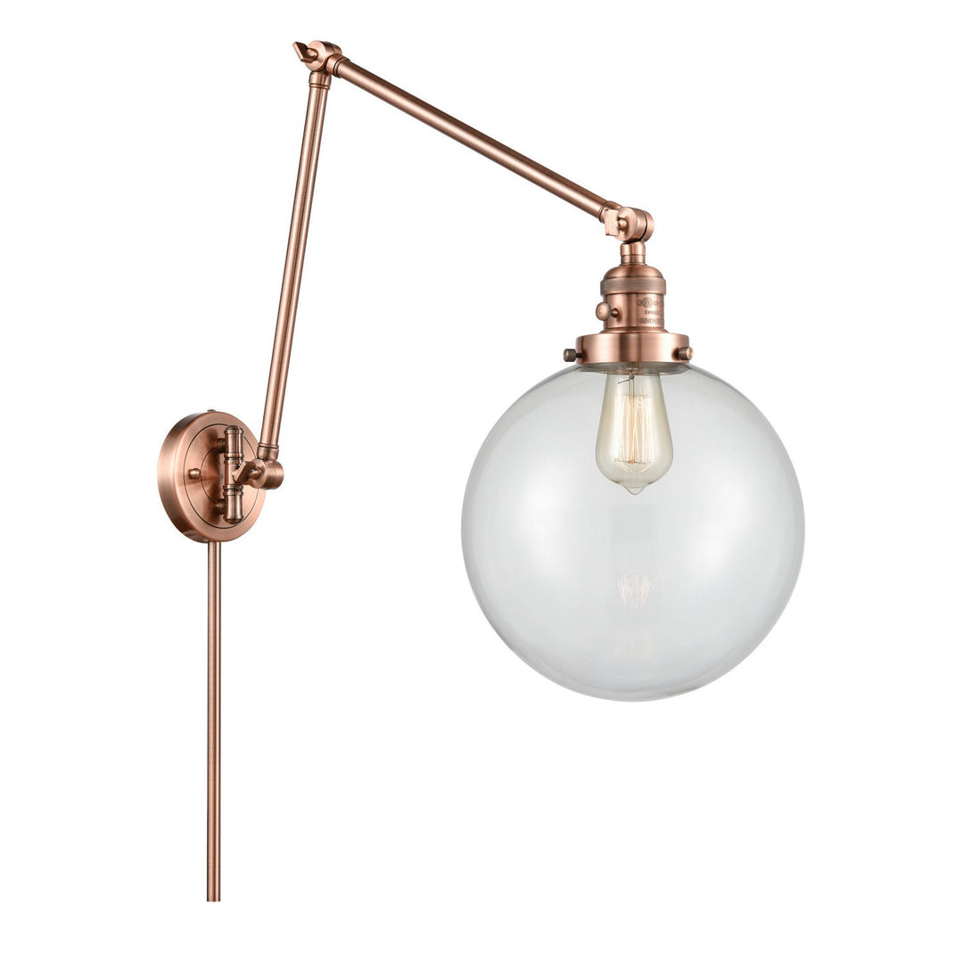 Innovations Lighting 238-AC-G202-10  Franklin Restoration Lamp Antique Copper