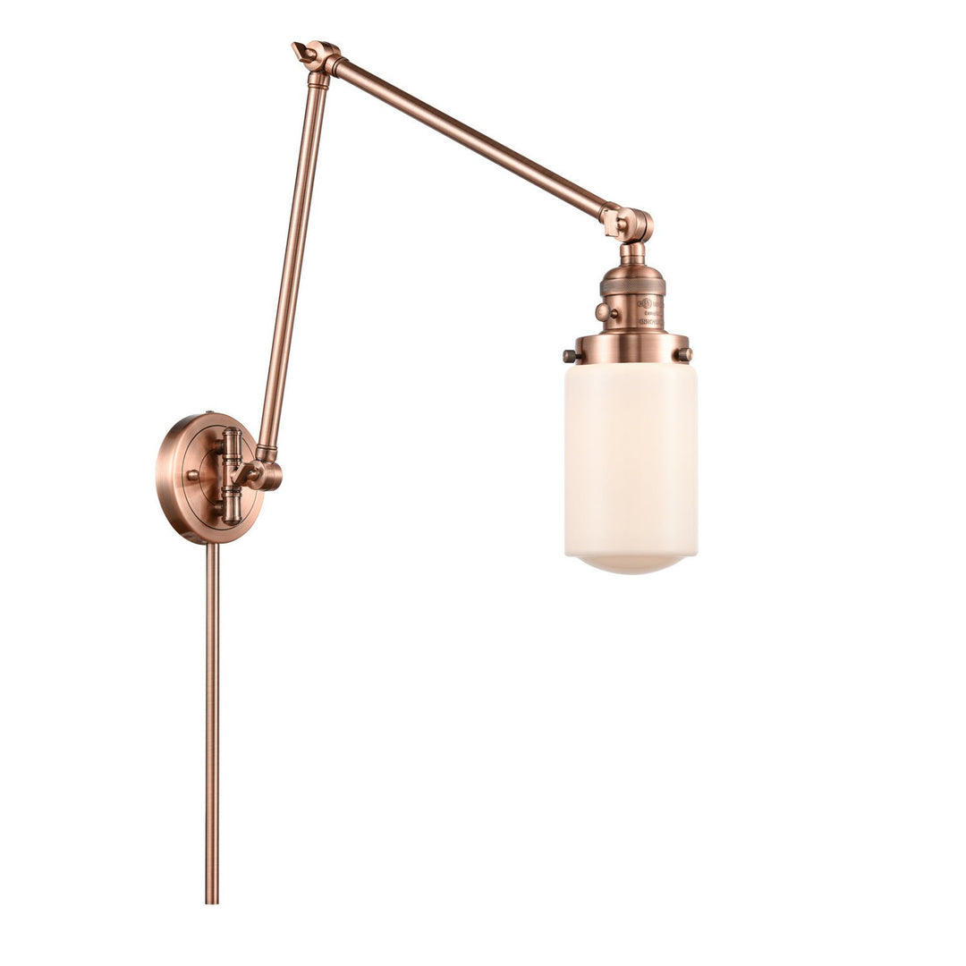 Innovations Lighting 238-AC-G311  Franklin Restoration Lamp Antique Copper