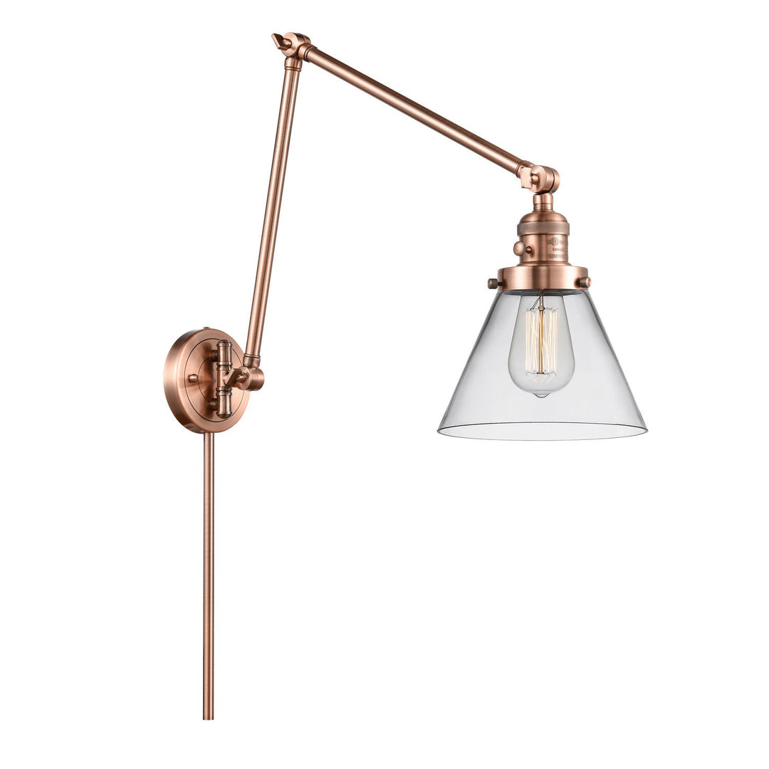 Innovations Lighting 238-AC-G42  Franklin Restoration Lamp Antique Copper