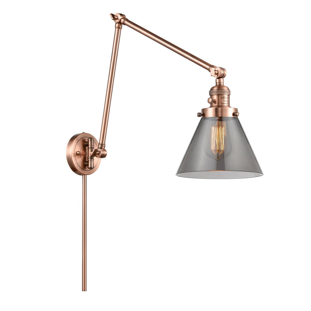 Innovations Lighting 238-AC-G43  Franklin Restoration Lamp Antique Copper