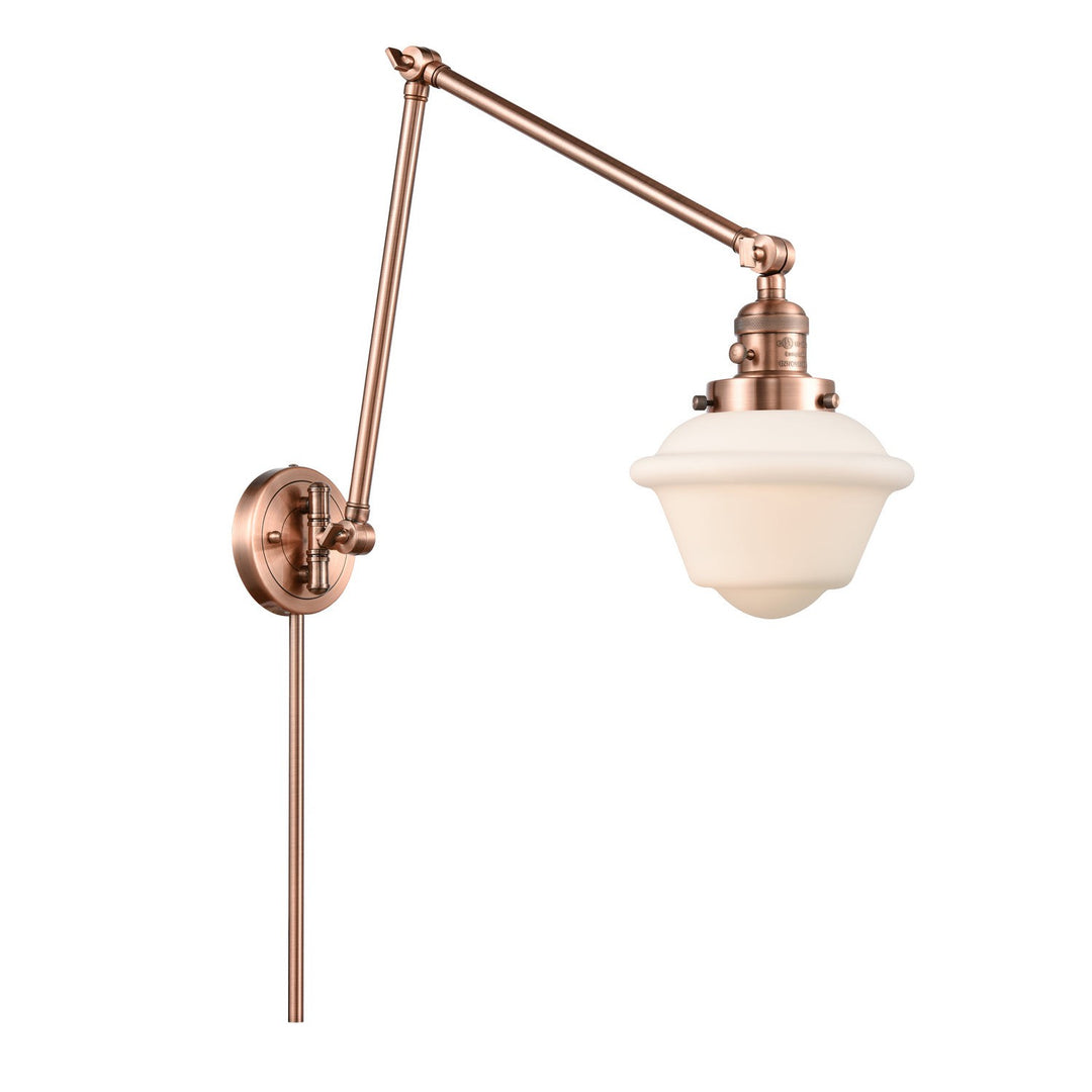 Innovations Lighting 238-AC-G531-LED  Franklin Restoration Lamp Antique Copper