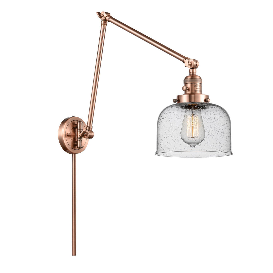 Innovations Lighting 238-AC-G74  Franklin Restoration Lamp Antique Copper
