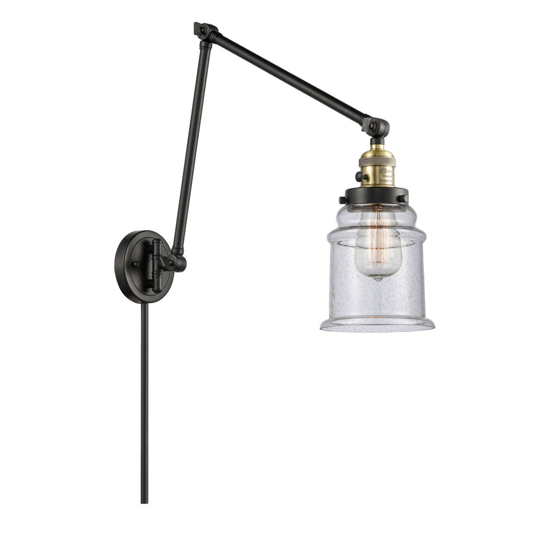 Innovations Lighting 238-BAB-G184  Franklin Restoration Lamp Black Antique Brass