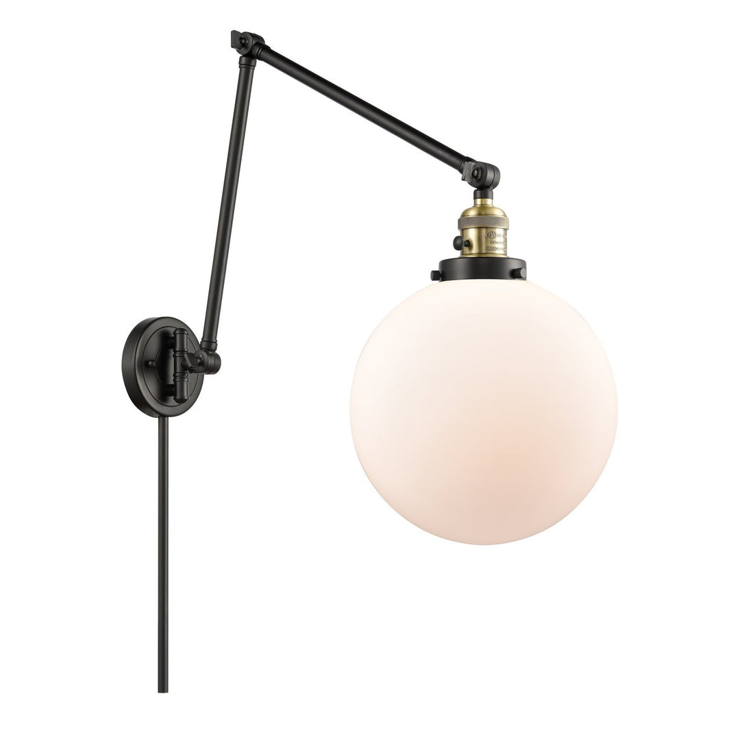 Innovations Lighting 238-BAB-G201-10  Franklin Restoration Lamp Black Antique Brass