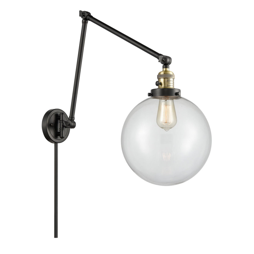 Innovations Lighting 238-BAB-G202-10  Franklin Restoration Lamp Black Antique Brass