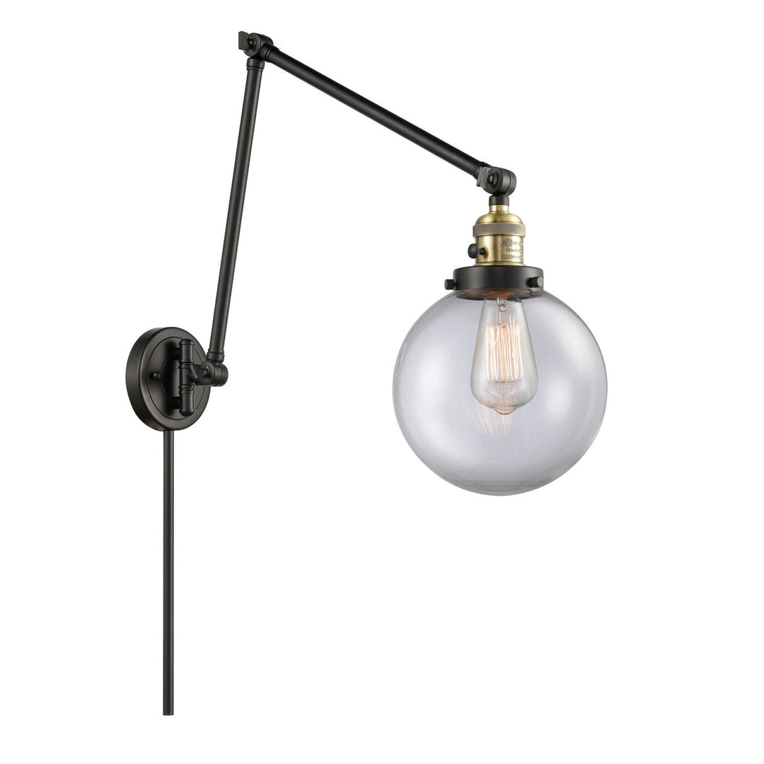 Innovations Lighting 238-BAB-G202-8-LED  Franklin Restoration Lamp Black Antique Brass