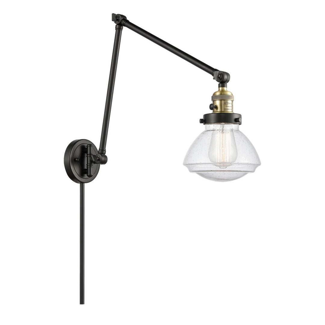 Innovations Lighting 238-BAB-G324  Franklin Restoration Lamp Black Antique Brass