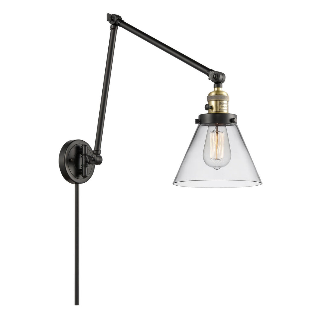 Innovations Lighting 238-BAB-G42  Franklin Restoration Lamp Black Antique Brass