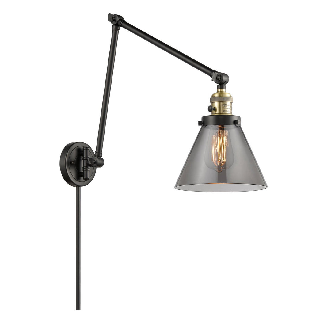 Innovations Lighting 238-BAB-G43  Franklin Restoration Lamp Black Antique Brass