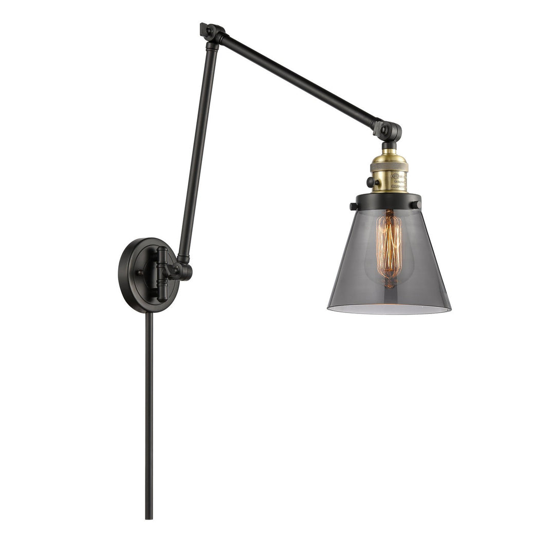 Innovations Lighting 238-BAB-G63-LED  Franklin Restoration Lamp Black Antique Brass
