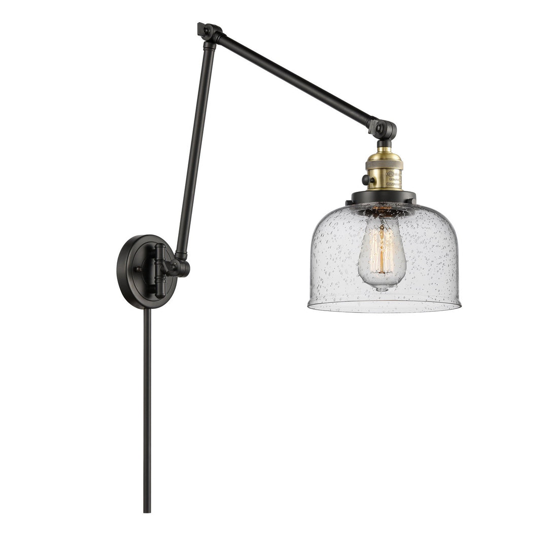 Innovations Lighting 238-BAB-G74  Franklin Restoration Lamp Black Antique Brass