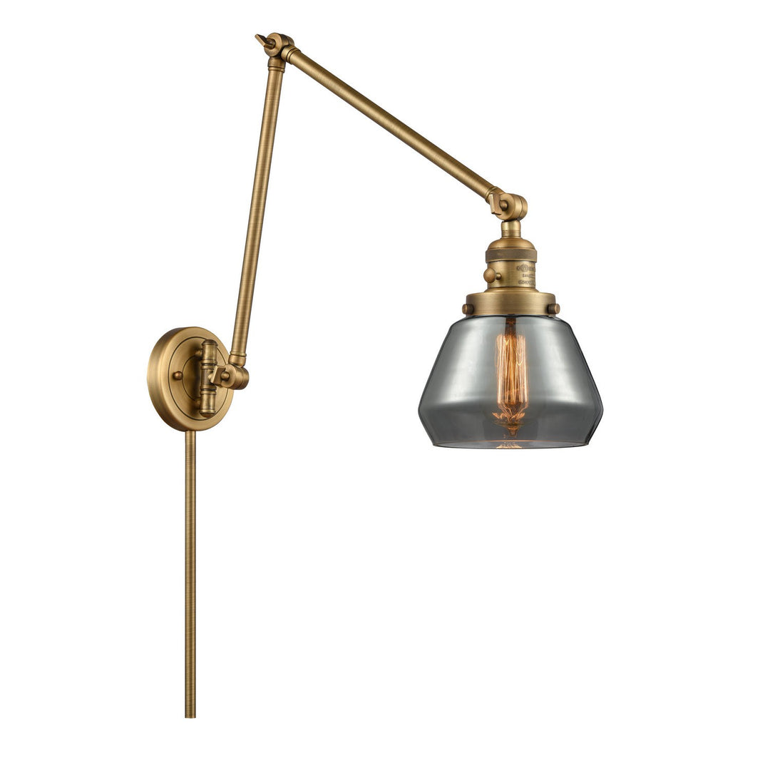Innovations Lighting 238-BB-G173-LED  Franklin Restoration Lamp Brushed Brass