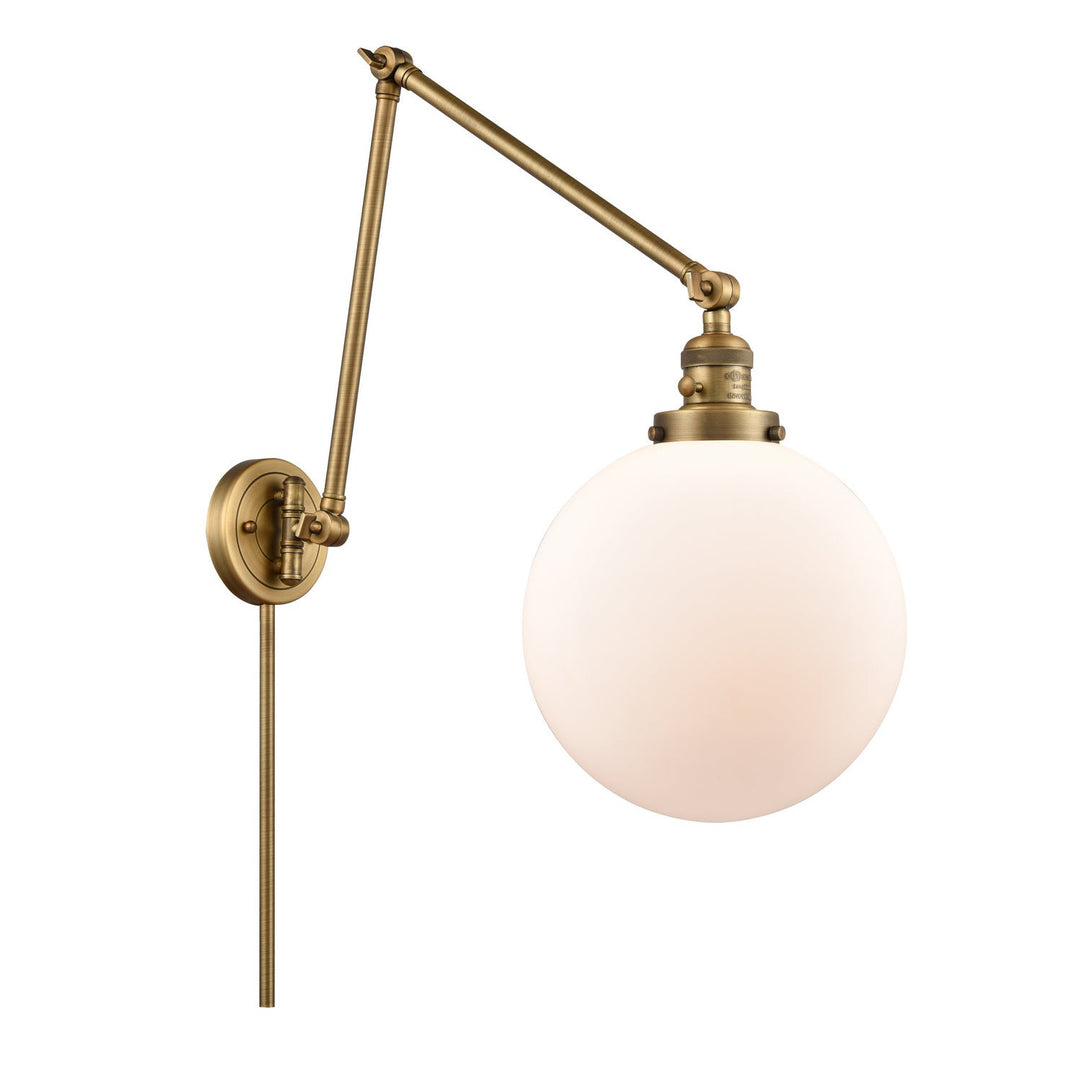 Innovations Lighting 238-BB-G201-10  Franklin Restoration Lamp Brushed Brass