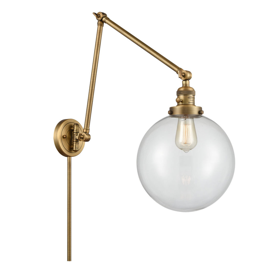 Innovations Lighting 238-BB-G202-10  Franklin Restoration Lamp Brushed Brass