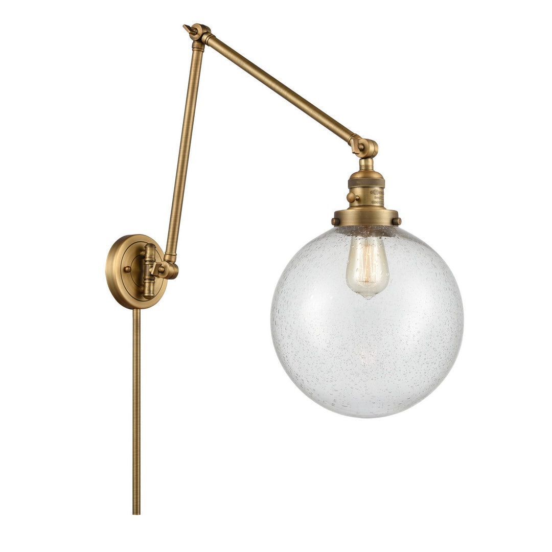 Innovations Lighting 238-BB-G204-10  Franklin Restoration Lamp Brushed Brass