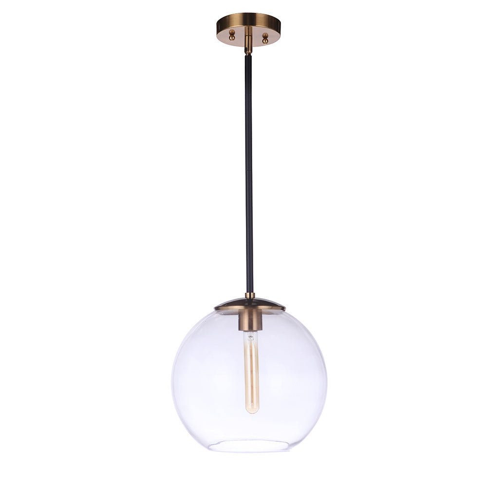 Mariana Dolby 301282 Pendant Light - Brass and Black