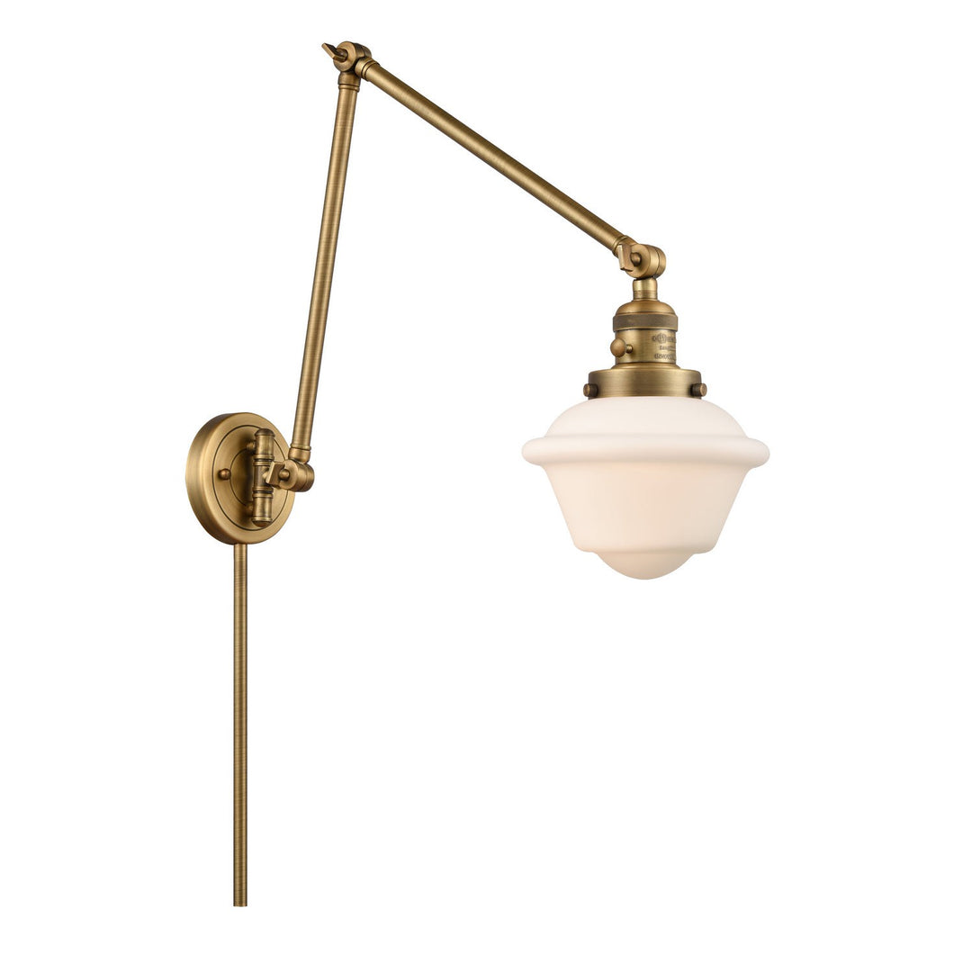 Innovations Lighting 238-BB-G531-LED  Franklin Restoration Lamp Brushed Brass
