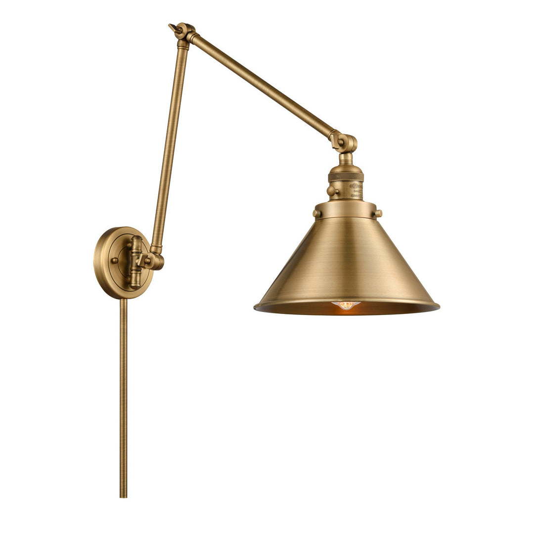 Innovations Lighting 238-BB-M10-BB  Franklin Restoration Lamp Brushed Brass