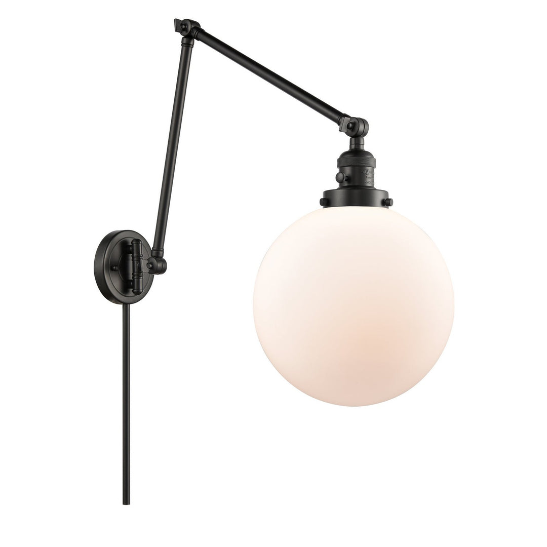 Innovations Lighting 238-BK-G201-10  Franklin Restoration Lamp Matte Black
