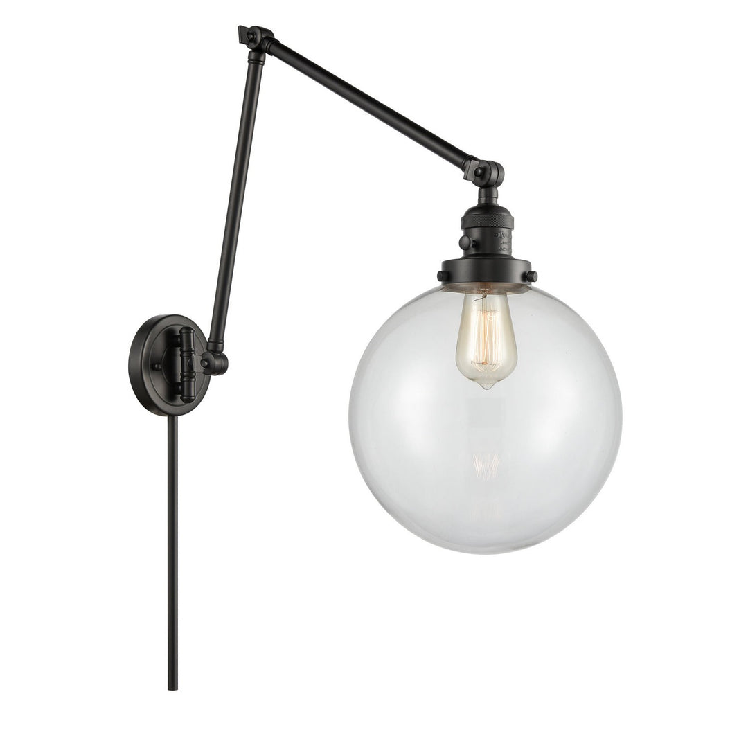 Innovations Lighting 238-BK-G202-10  Franklin Restoration Lamp Matte Black