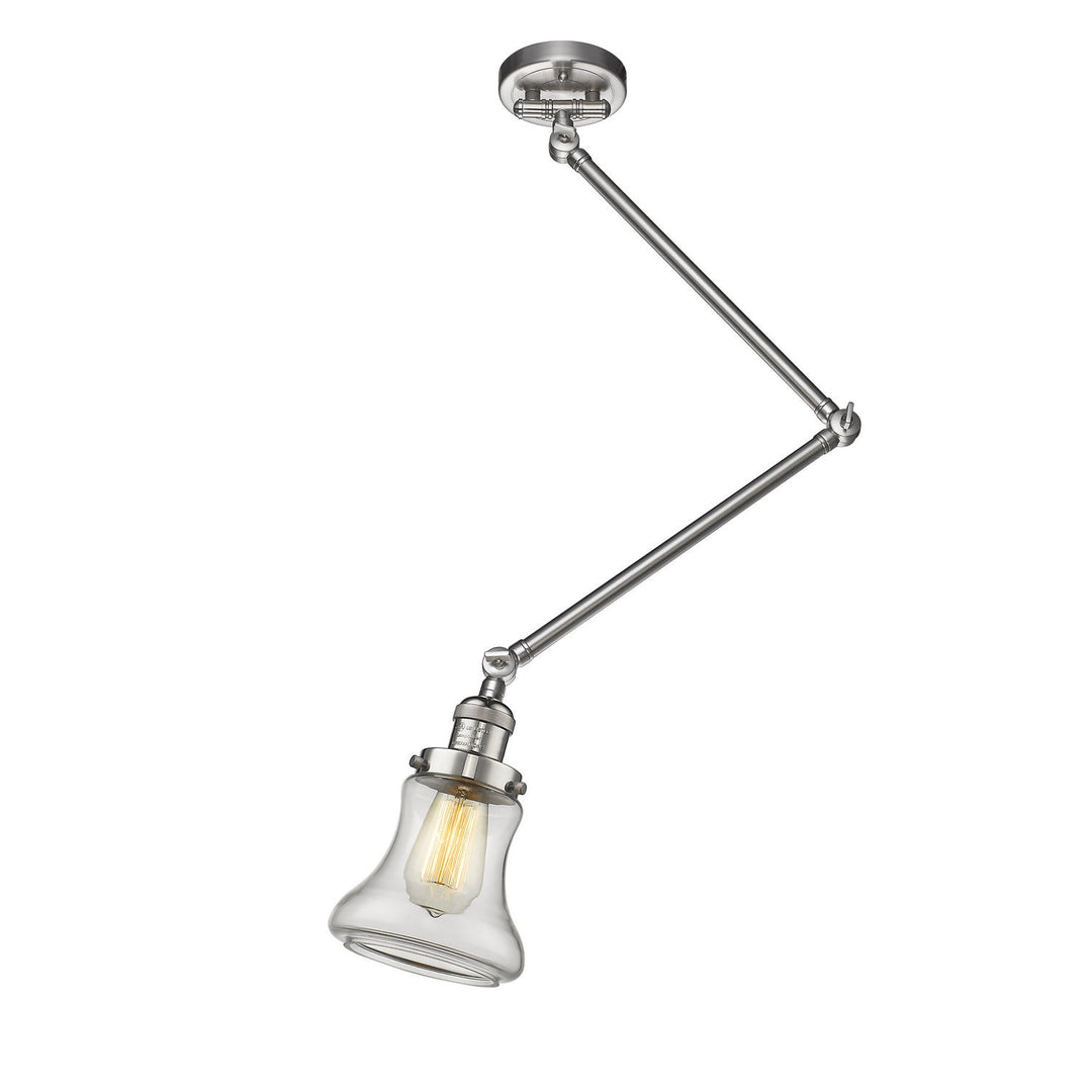 Innovations Franklin Restoration 238C-SN-G192-LED Ceiling Light - Brushed Satin Nickel