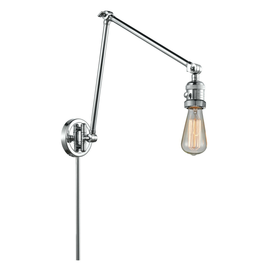 Innovations Lighting 238NH-PC Franklin Restoration One Light Swing Arm Lamp Lamp Chrome