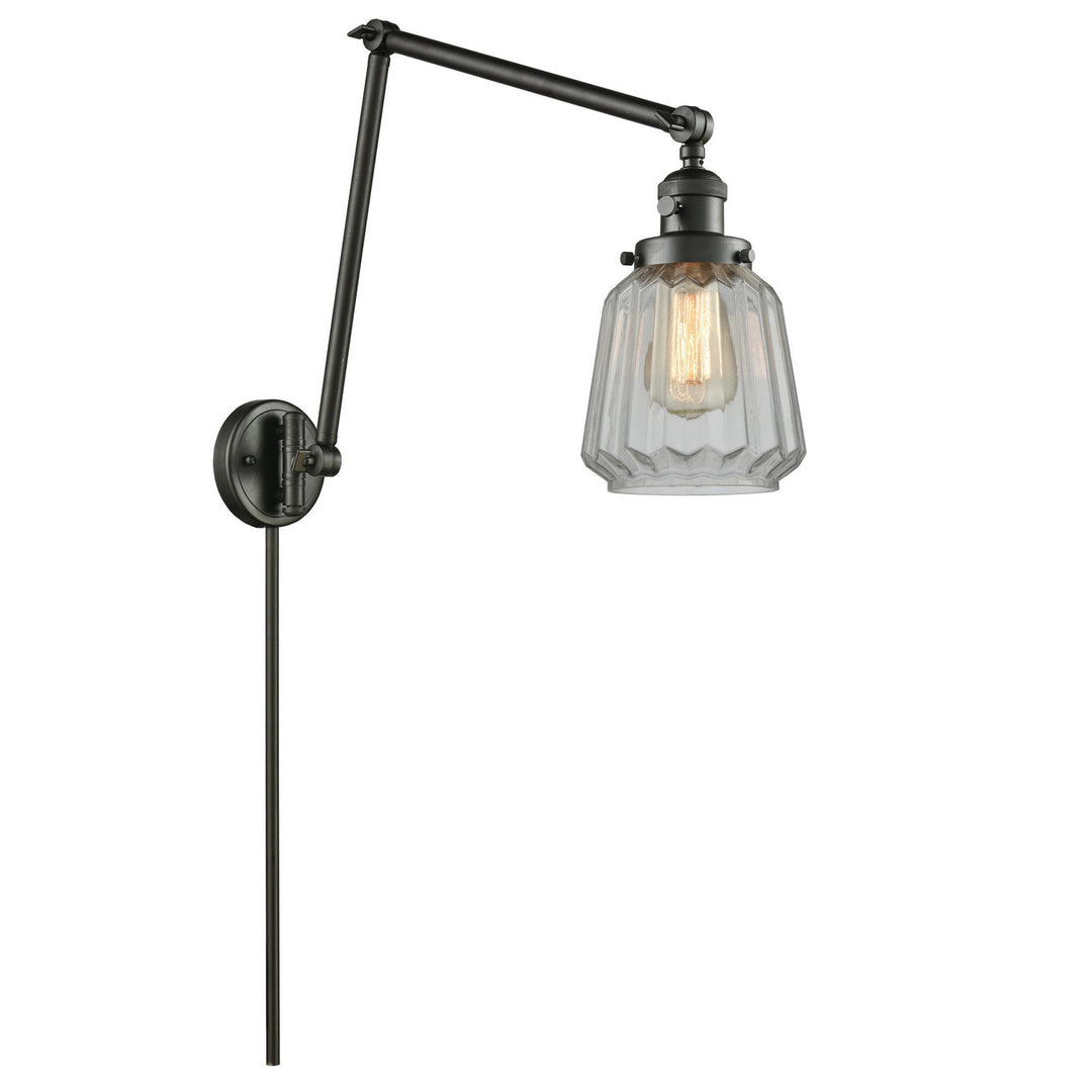 Innovations Lighting 238-OB-G142-LED  Franklin Restoration Lamp Oil Rubbed Bronze