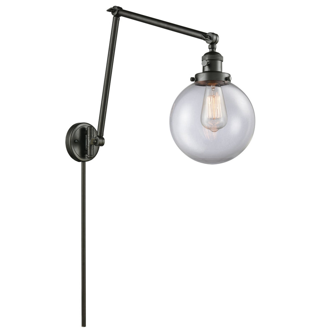 Innovations Lighting 238-OB-G202-8-LED  Franklin Restoration Lamp Oil Rubbed Bronze