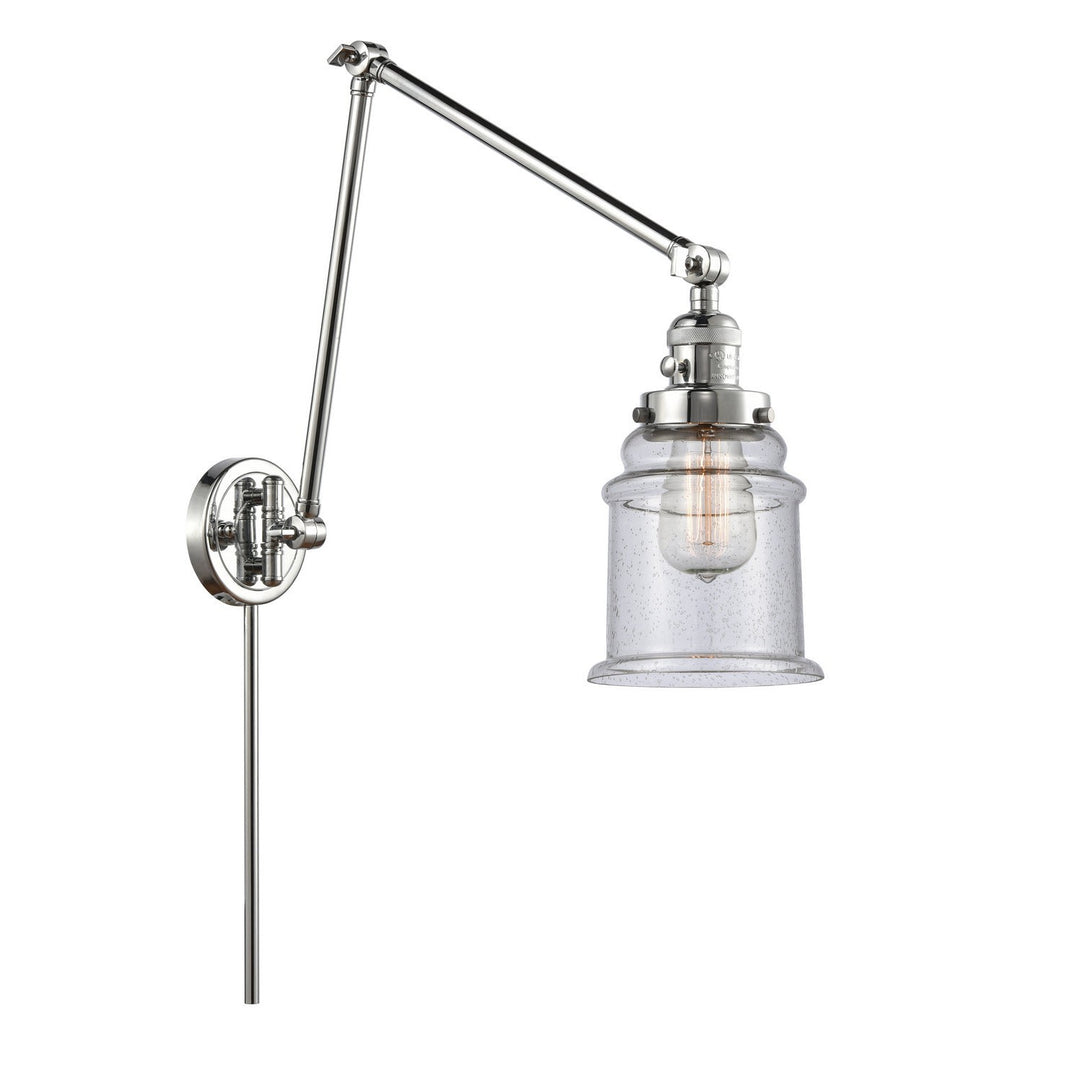 Innovations Lighting 238-PC-G184  Franklin Restoration Lamp Polished Chrome