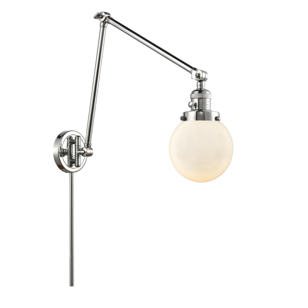 Innovations Lighting 238-PC-G201-6-LED  Franklin Restoration Lamp Polished Chrome