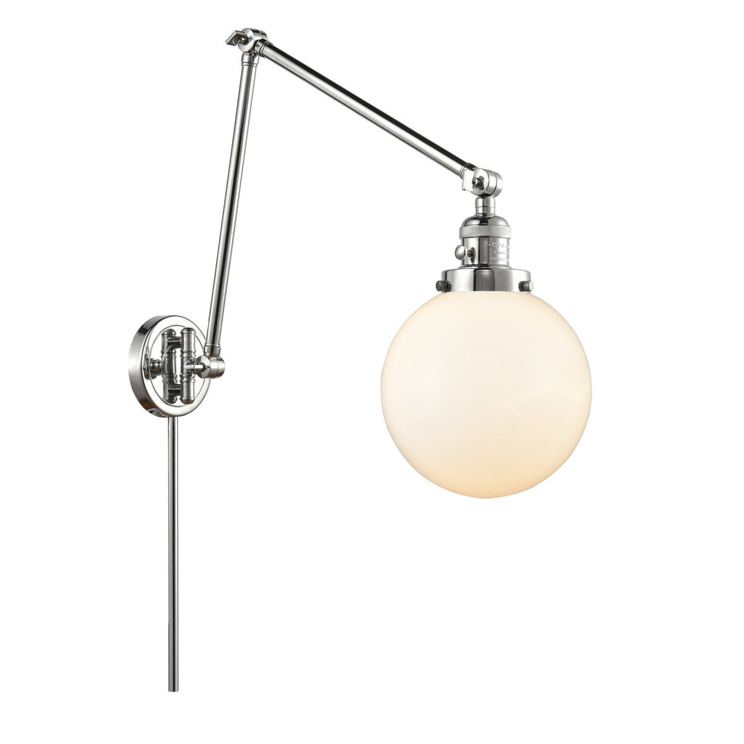 Innovations Lighting 238-PC-G201-8-LED  Franklin Restoration Lamp Polished Chrome