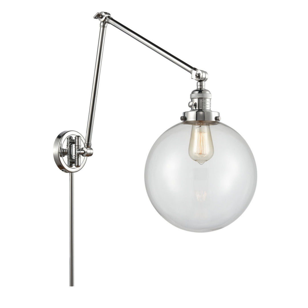 Innovations Lighting 238-PC-G202-10  Franklin Restoration Lamp Polished Chrome