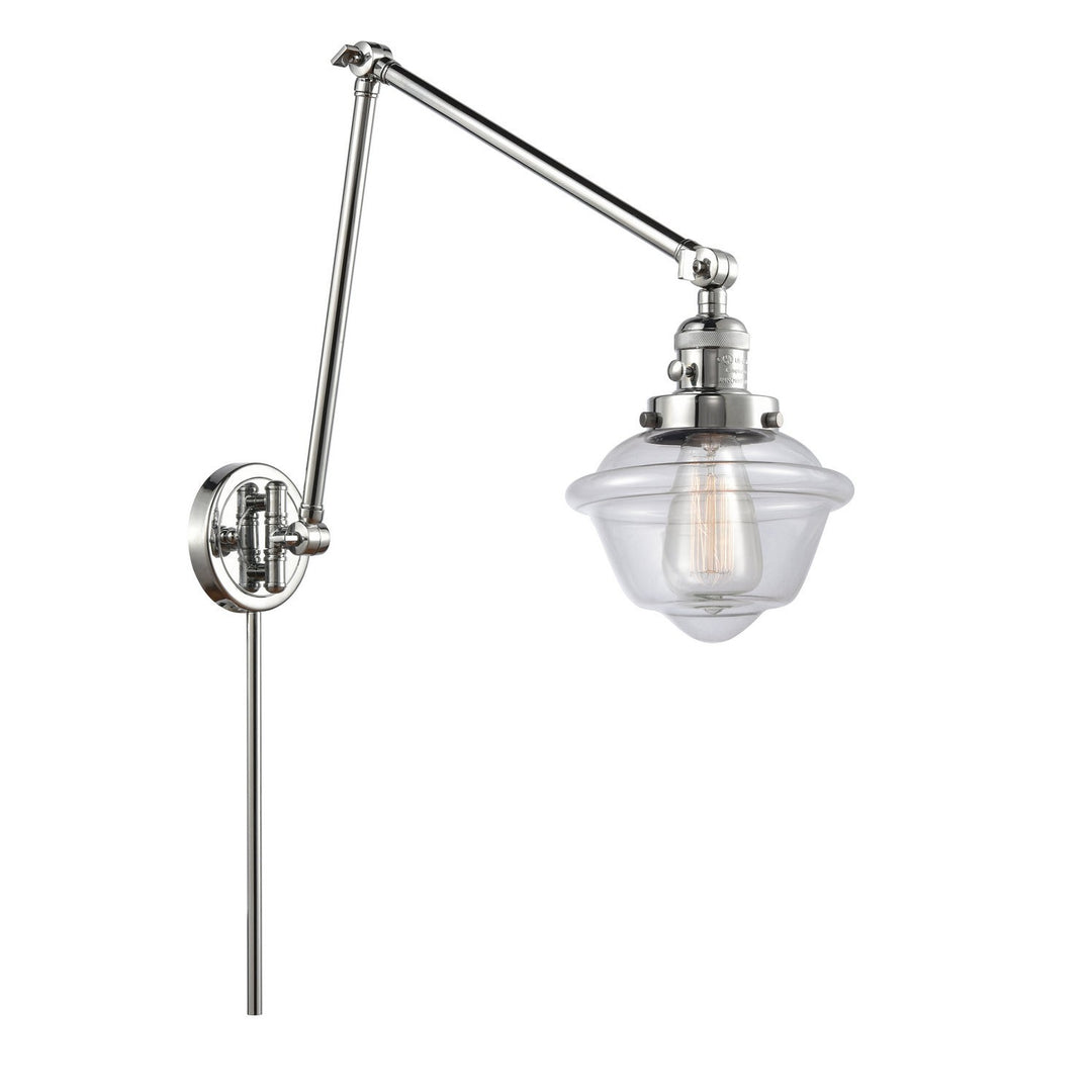 Innovations Lighting 238-PC-G532  Franklin Restoration Lamp Polished Chrome