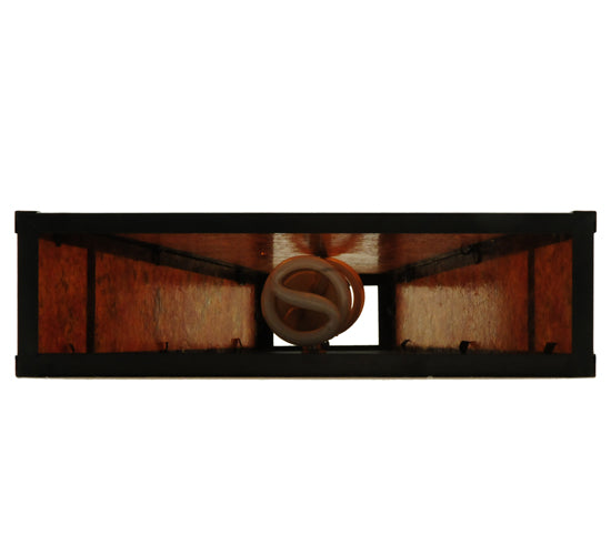 Meyda Tiffany T" Mission" 124631 Wall Light - Craftsman Brown