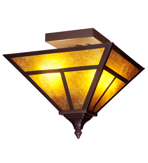 Meyda Tiffany T" Mission" 124635 Ceiling Light - Ha Burgundy