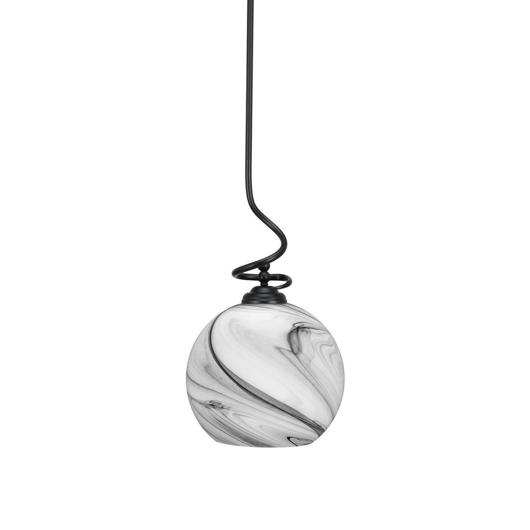 Toltec Capri 900-mb-4369 Pendant Light - Matte Black