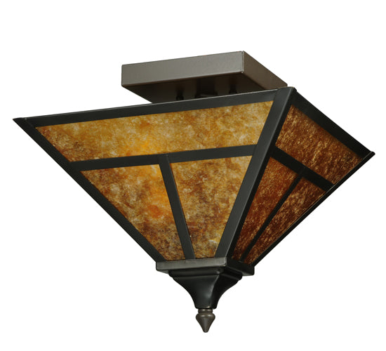 Meyda Tiffany T" Mission" 124635 Ceiling Light - Ha Burgundy