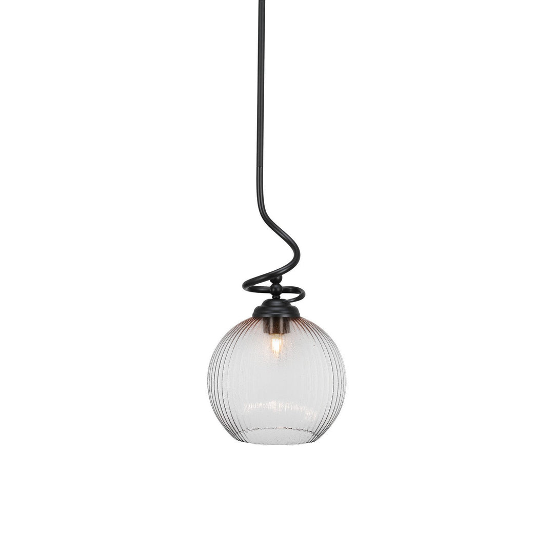 Toltec Capri 900-mb-4678 Pendant Light - Matte Black